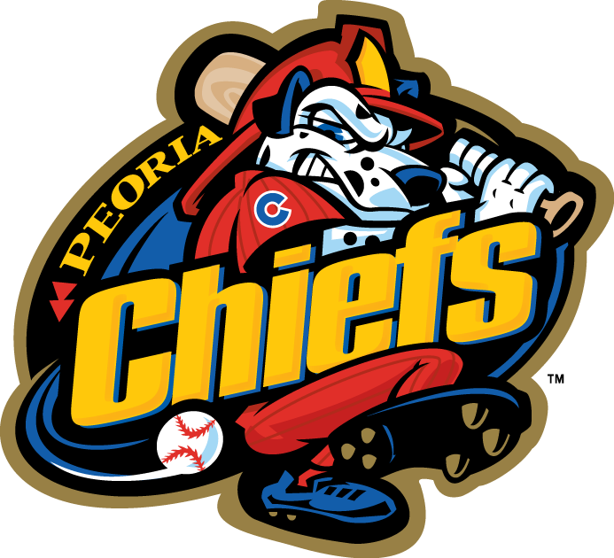 Peoria Chiefs 2005-2012 primary logo iron on heat transfer